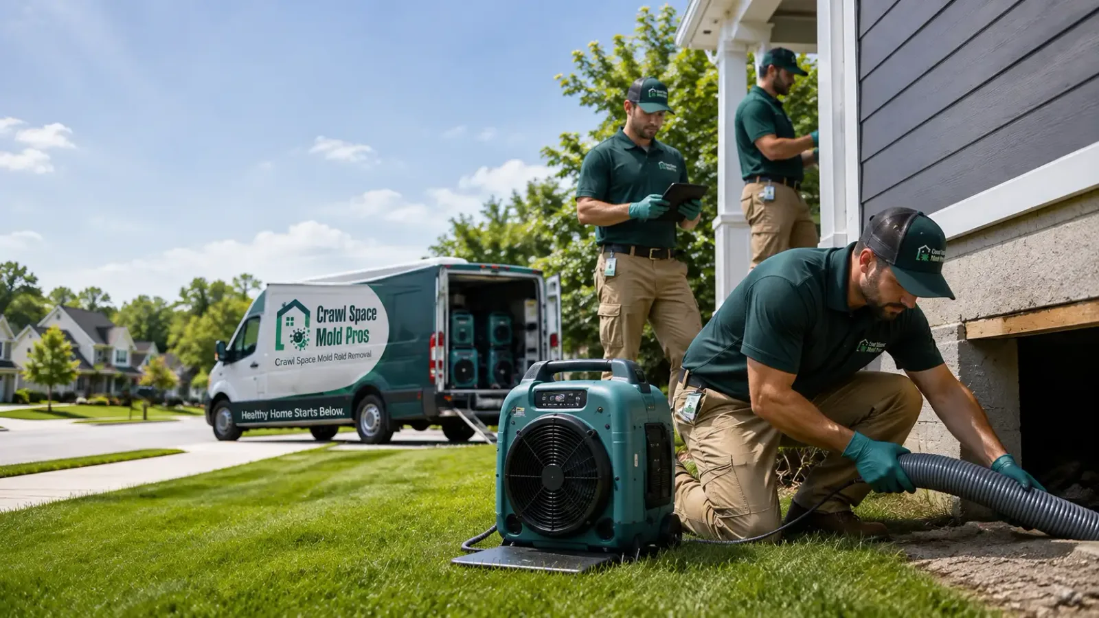 Crawl Space Mold Removal in Grulla, TX